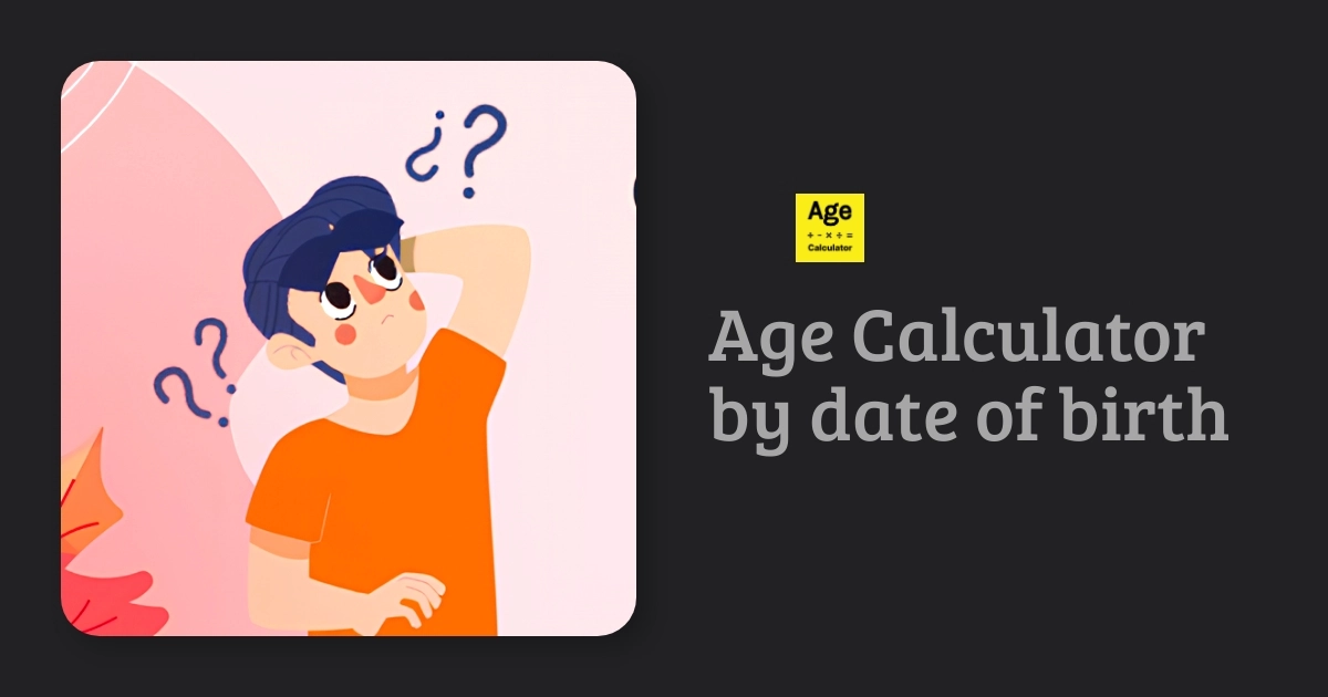 Open Graph image example by age-calculator.app