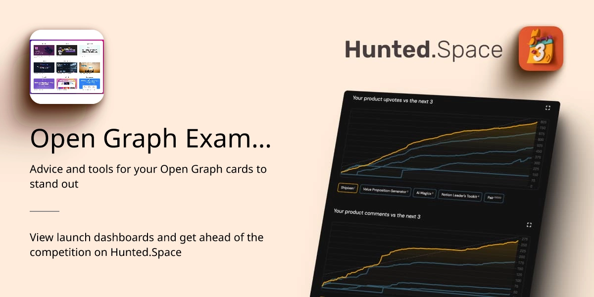 Open Graph image example by Hunted.Space Product Pages