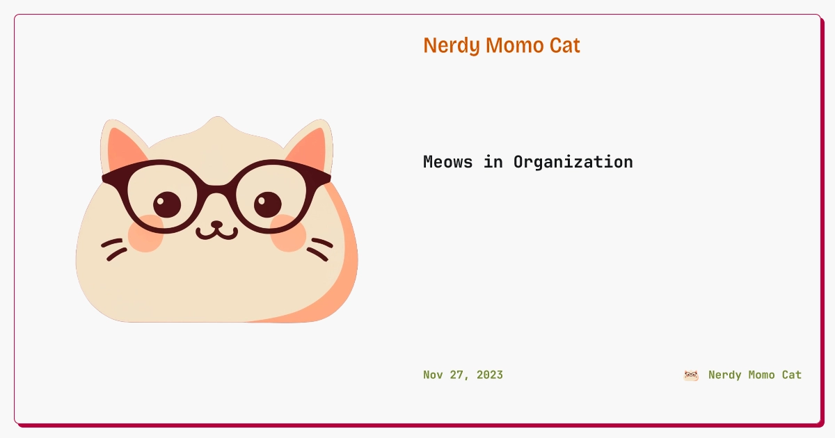 Open Graph image example by Nerdy Momo Cat