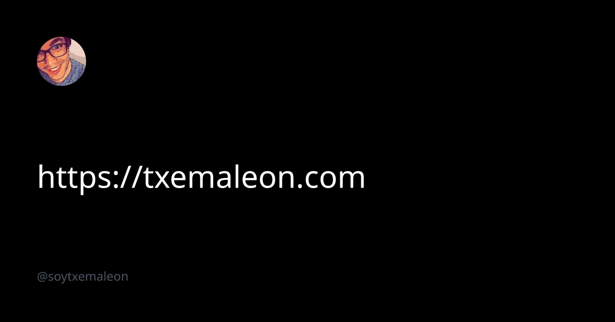 Open Graph image example by txemaleon.com