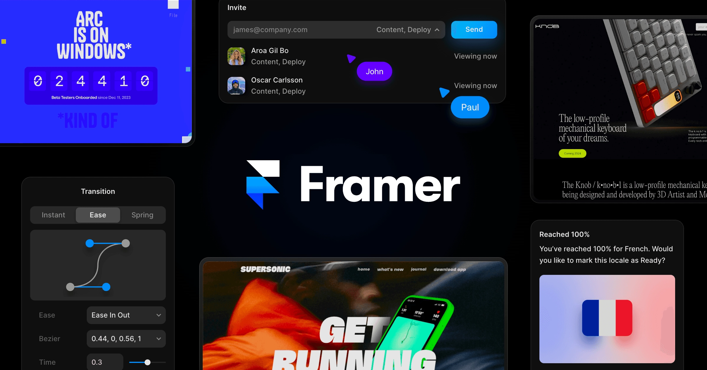 Open Graph image example by Framer