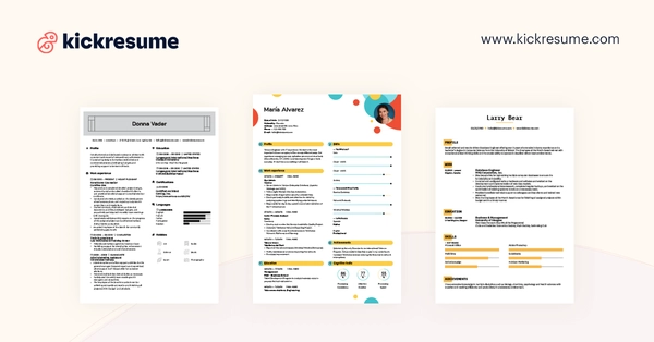 Open Graph image example by Kickresume